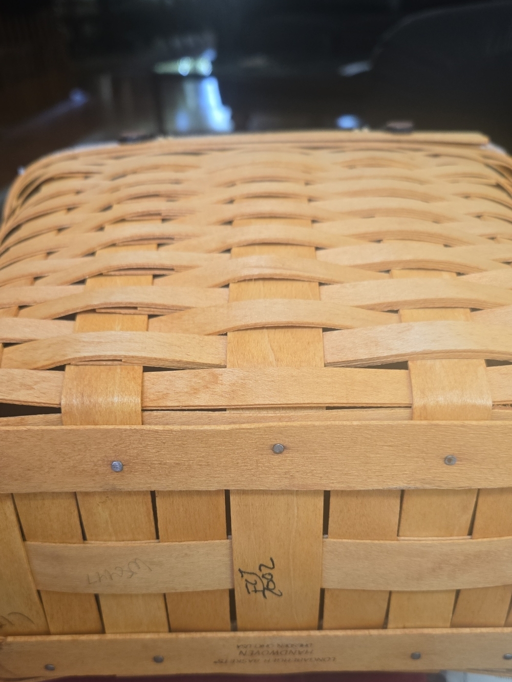Longaberger 2002 Small Mail Basket - Picture 7 of 9